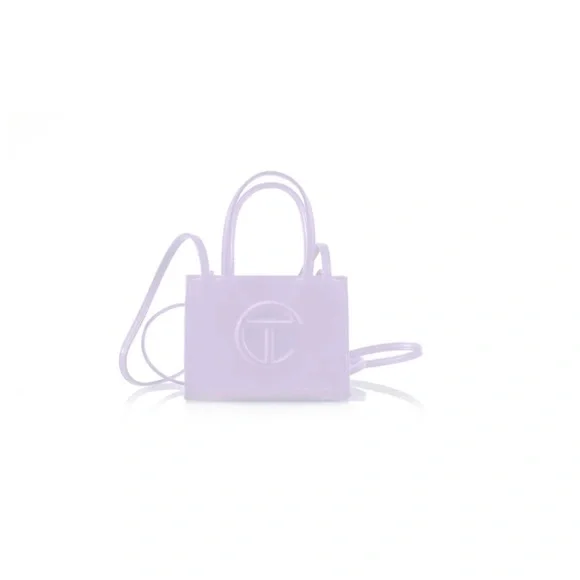 Small Telfar Lavendar bag
